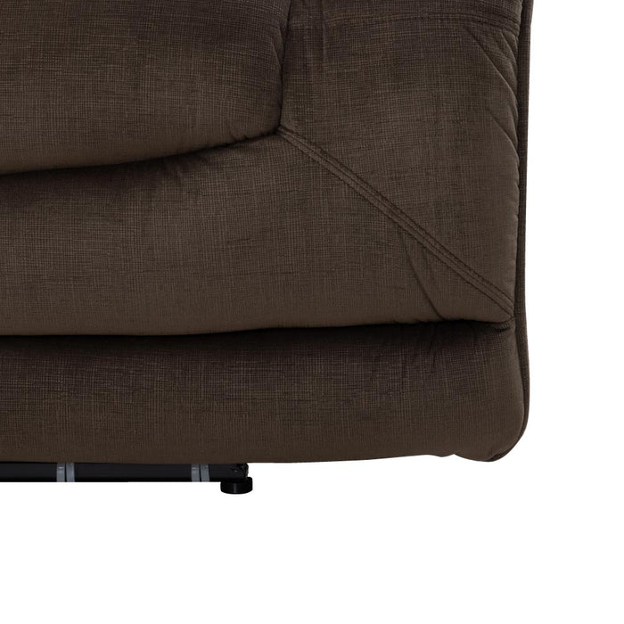 2SEATER ELECTRIC FABRIC SOFA HIT DBR 2CS