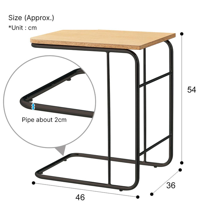 SIDE TABLE CENTRO2 LBR