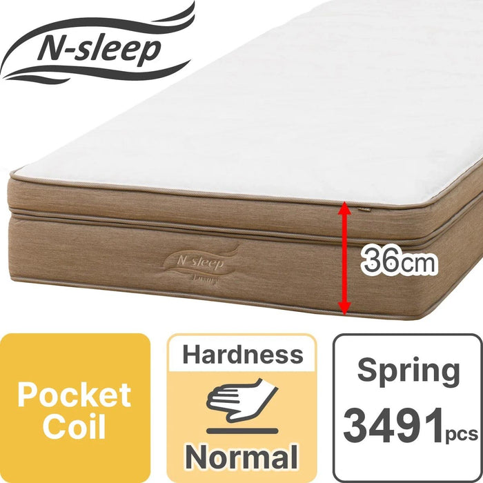 DOUBLE MATTRESS N-SLEEP LUXURY L3-02TR VH