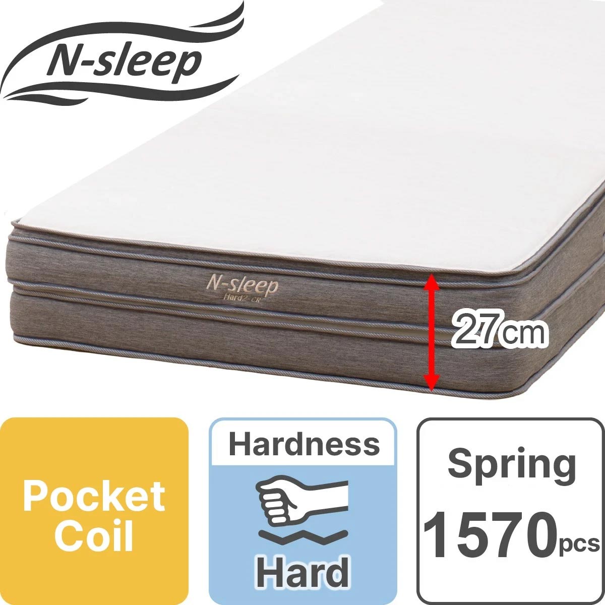 D MATTRESS HARD H2-02CR VH