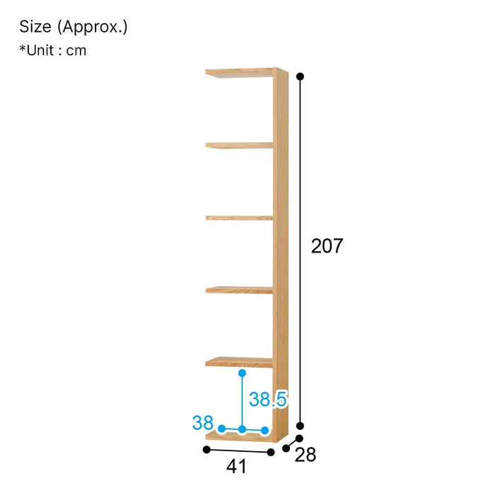 ADD SHELF CONNECT 5TIER LBR