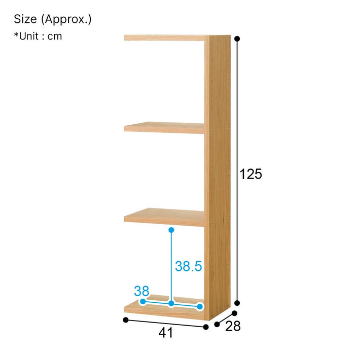 ADD SHELF CONNECT 3TIER LBR