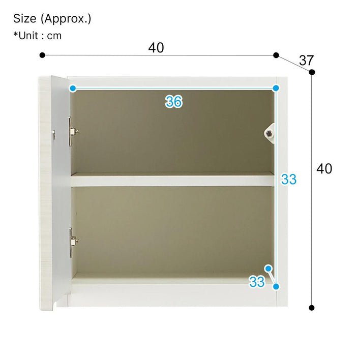 UPPER CABINET POSTIA-N 40L WH