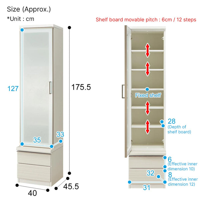 CABINET POSTIA-N 40 WH SET