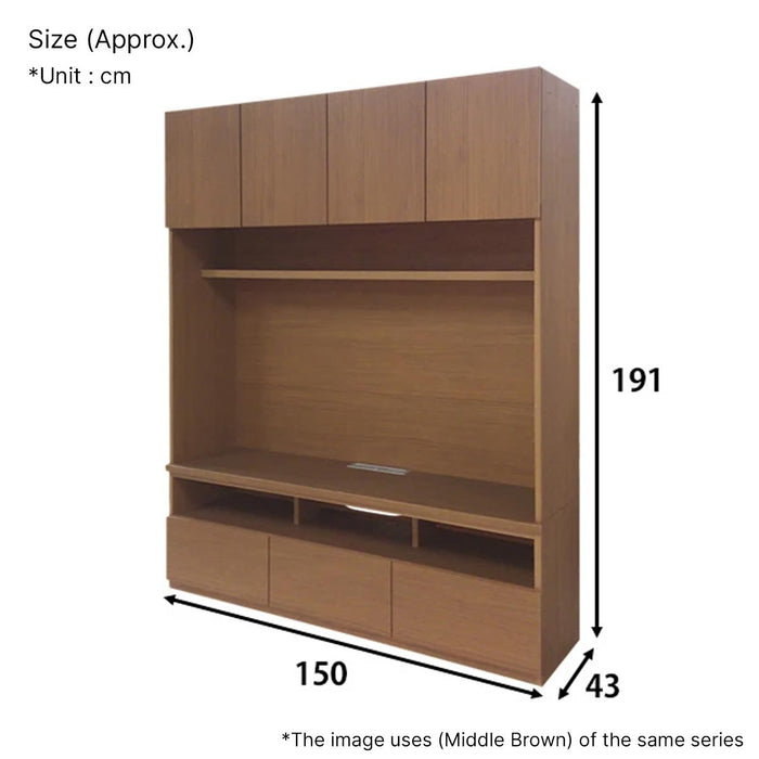 TV CABINET PORTE 150TV WH