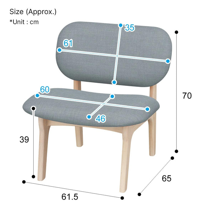 1 SEAT CHAIR RELAX WIDE KB WW/GY