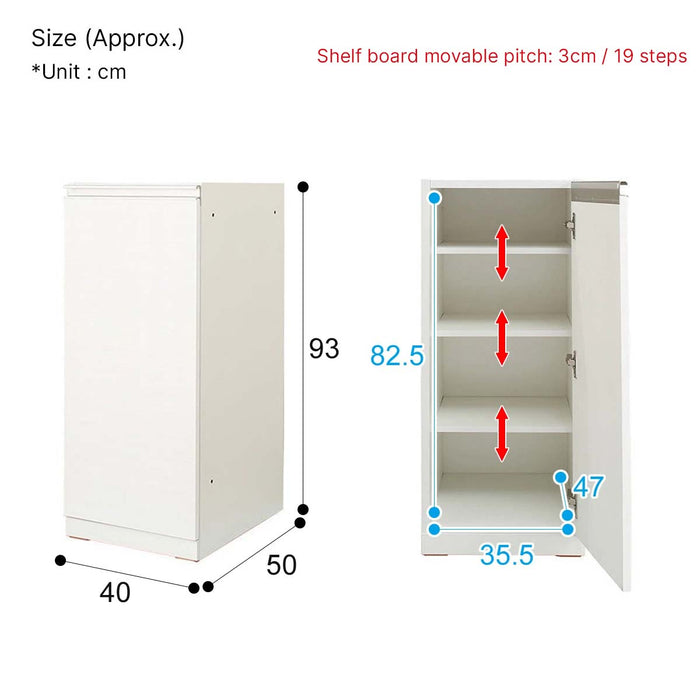 BOTTOM LIGARE H50-40TR WH