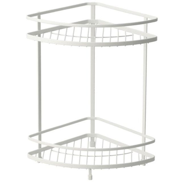 WIRE BATH RACK 2TIER CORNER PIATTO-2 W27.7D20H34