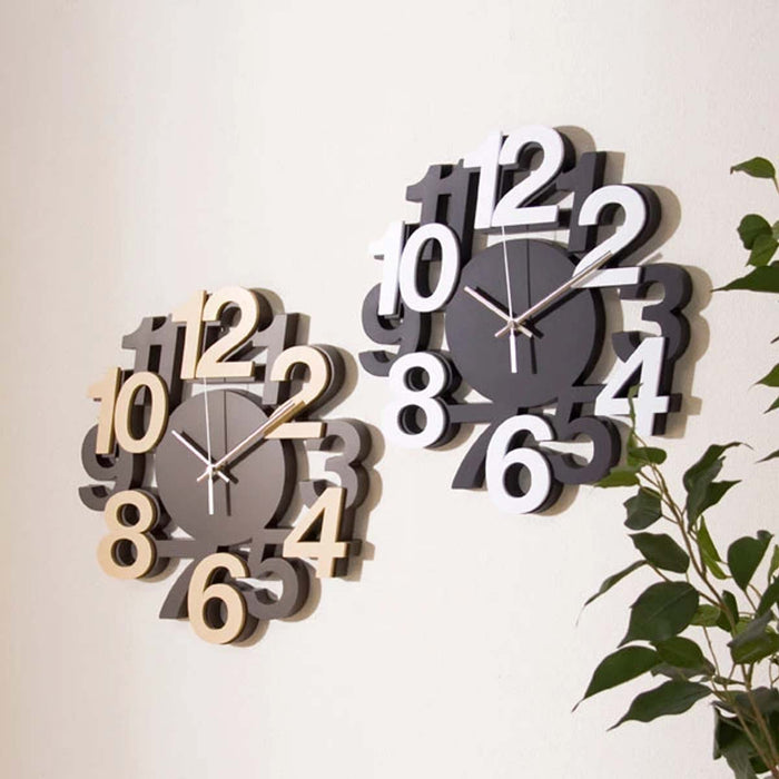 WALL CLOCK DUO2 BK