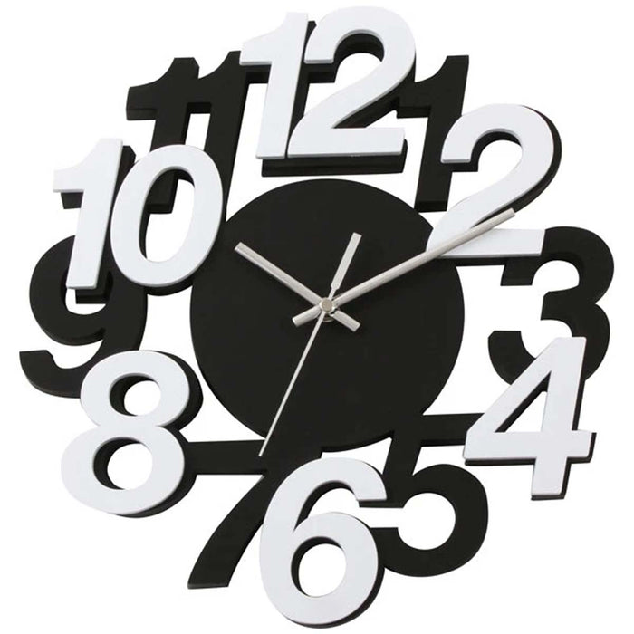 WALL CLOCK DUO2 BK