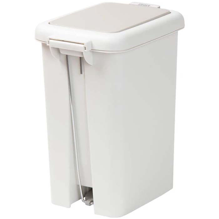 STEP & PUSH DUST BIN 10L GY