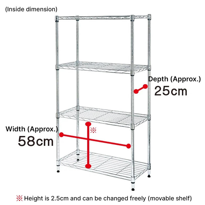 STEEL RACK STANDARD 6530 REGULAR 3TIER CR