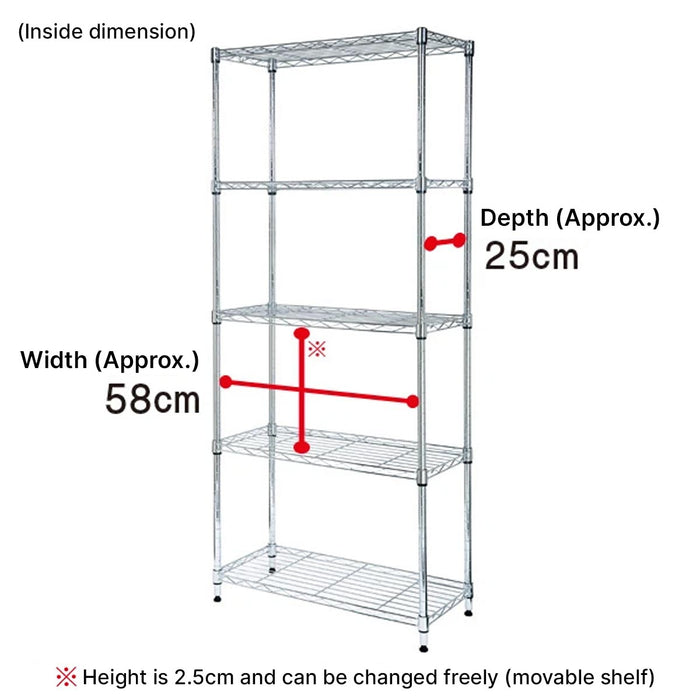 STEEL RACK STANDARD 6530 REGULAR 4TIER DGY