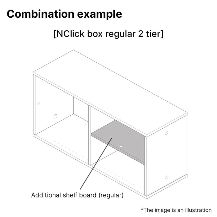 ADDITIONAL SHELF NCLICK BOX REG MBR2