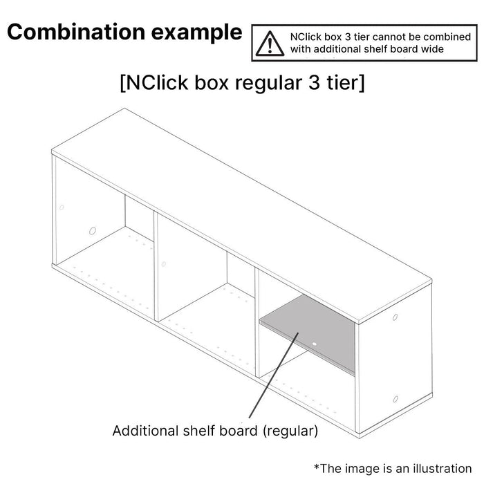 ADDITIONAL SHELF NCLICK BOX REG MBR2