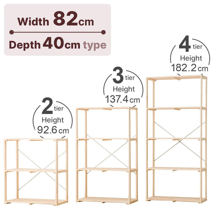 PINE RACK MANX 8240 WIDE 4TIER NA