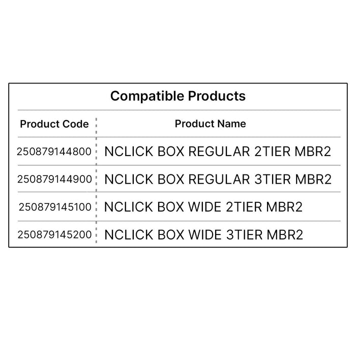 ADDITIONAL SHELF NCLICK BOX REG MBR2