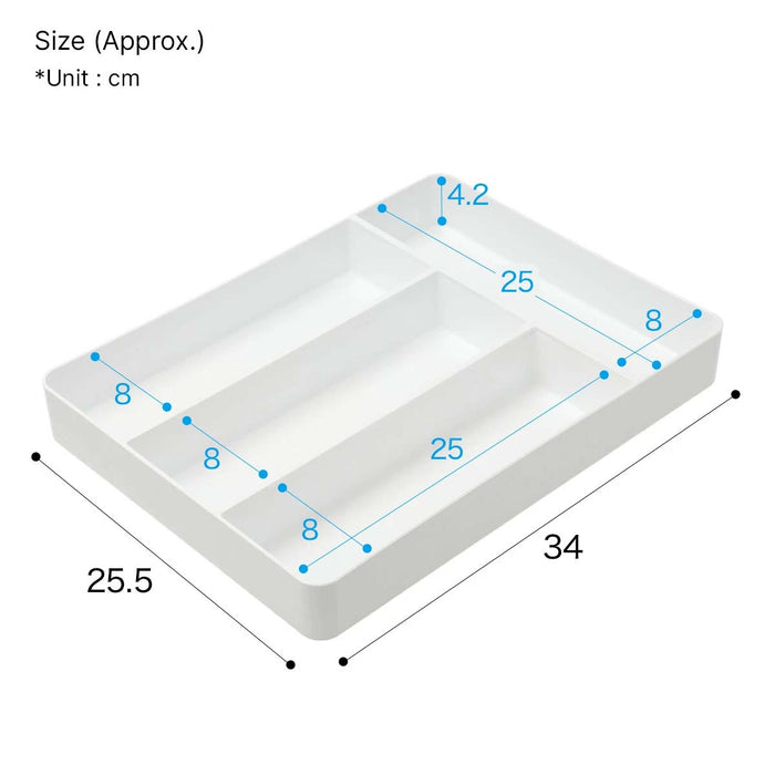 CUTLERY TRAY WH N-BLANC