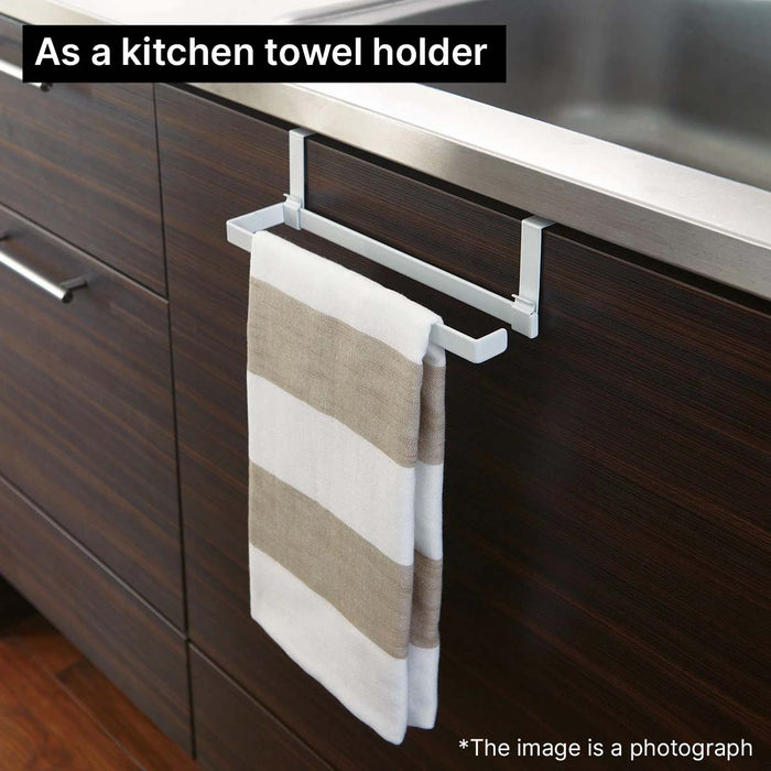 PAPER & TOWEL RACK FLAT WH