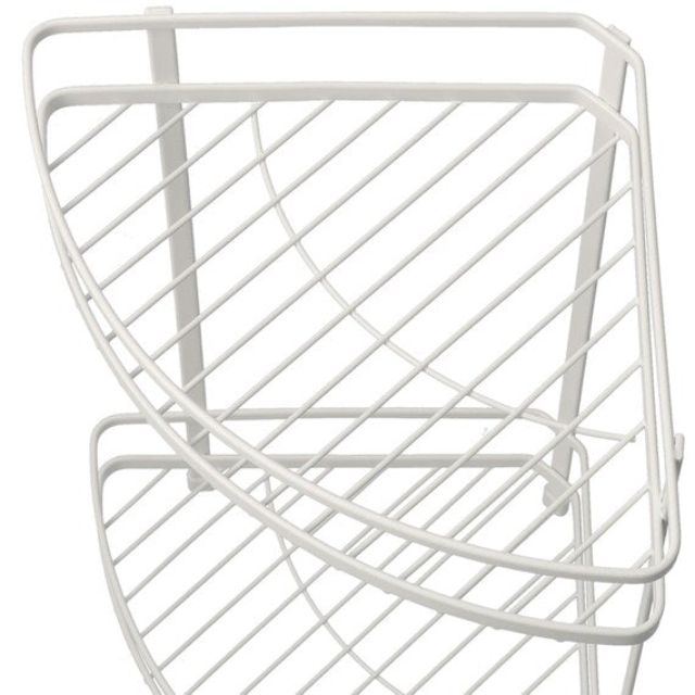 WIRE BATH RACK 2TIER CORNER PIATTO-2 W27.7D20H34