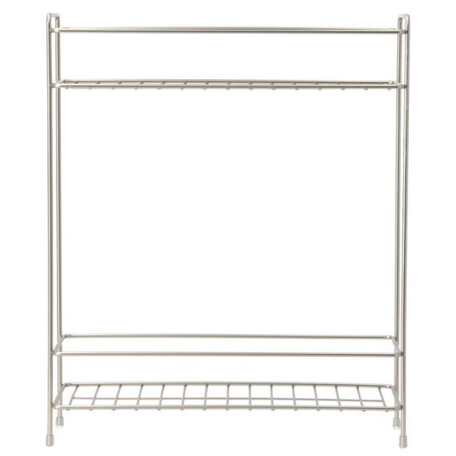 WIRE BATH RACK 2TIER FB20022 W30D11H36.5