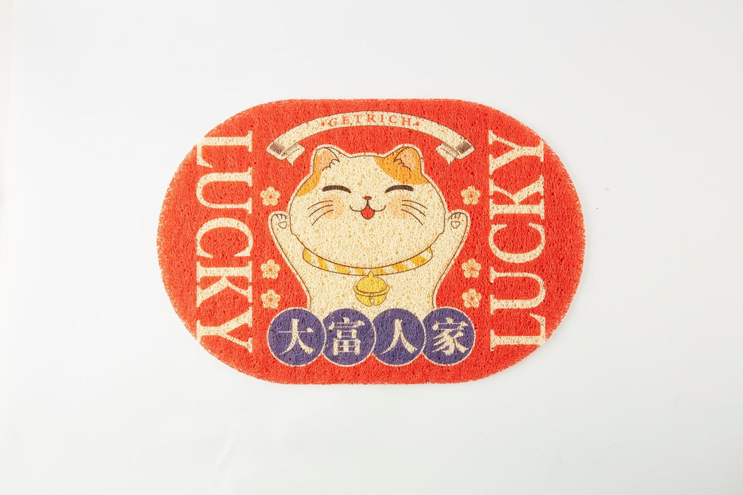 OUT DOOR MAT LUCKY CAT