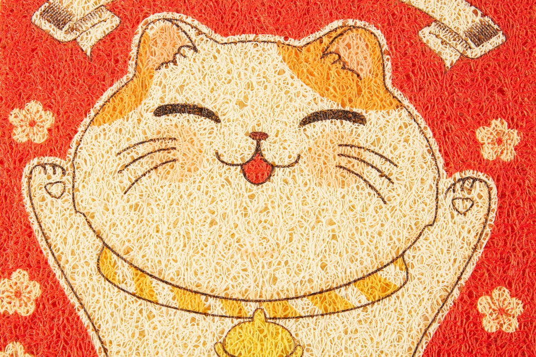 OUT DOOR MAT LUCKY CAT