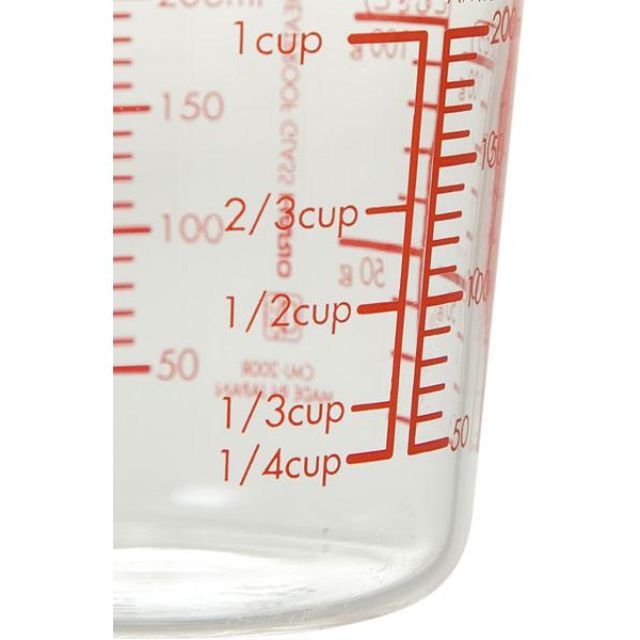 HEAT RESISTANT MEASURING CUP 200ML