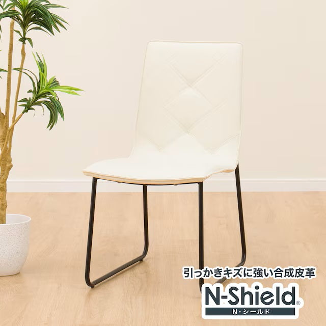 DINING CHAIR TENER KD N-SHIELD WH