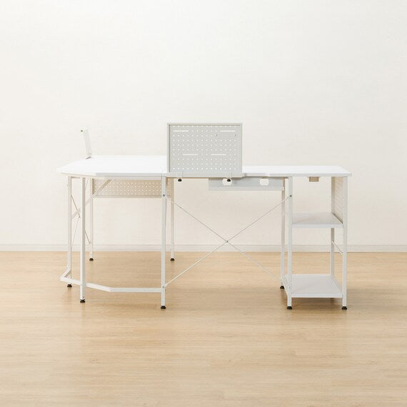 L-SHAPED CORNER DESK GM003 160 WH