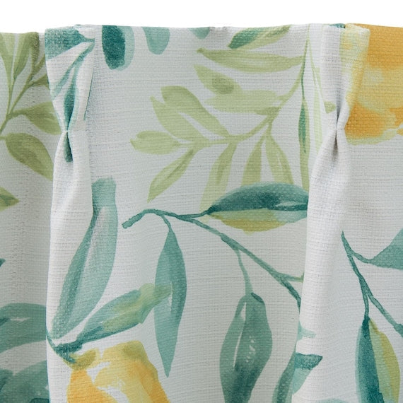 CURTAIN LEMON LEAF 100X135X2