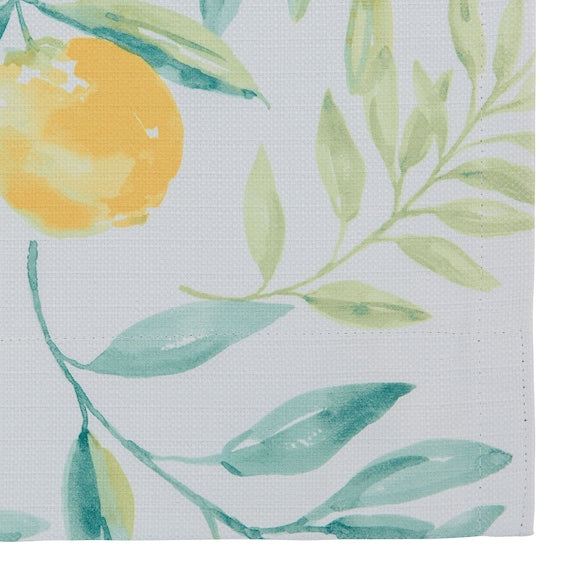 CURTAIN LEMON LEAF 100X135X2