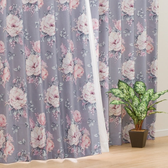 CURTAIN PEONY 100X200X2