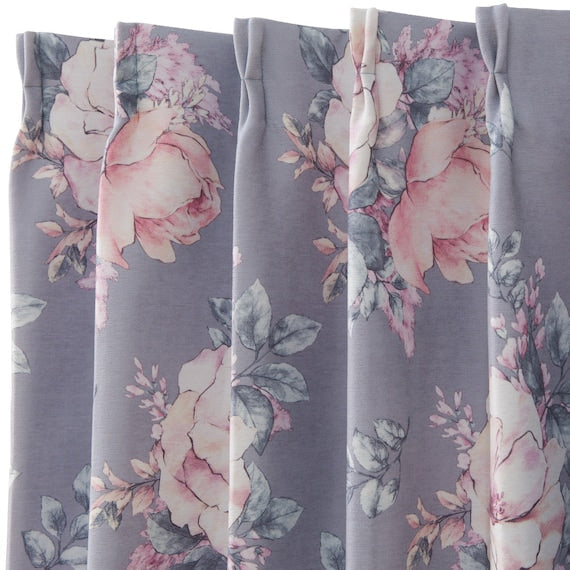 CURTAIN PEONY 100X200X2