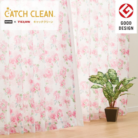 CURTAIN CATCH C ROSA 100X135X2