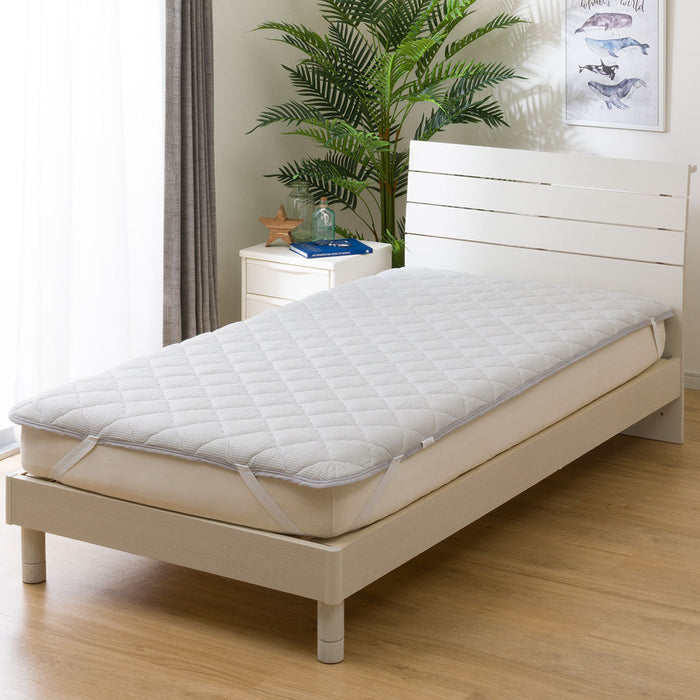 MATTRESS PAD N COOL WD GY S2401