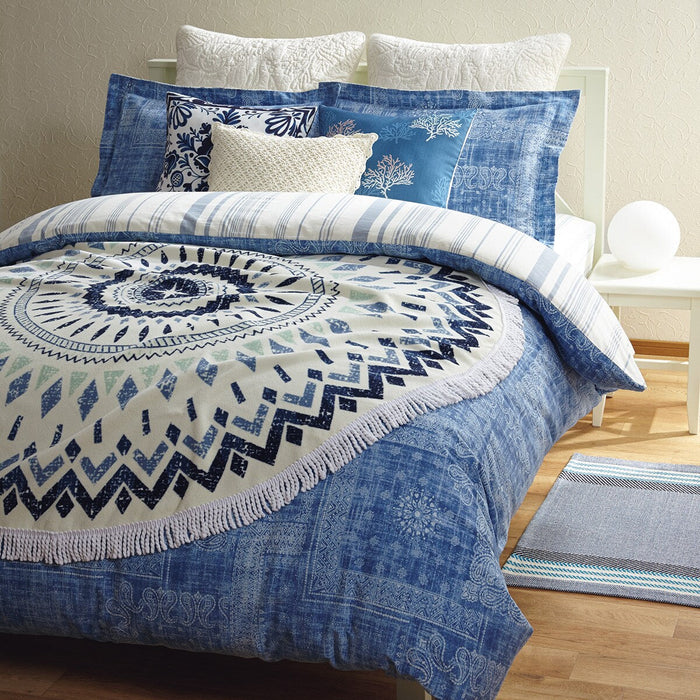 JUMBOCUSHIONCOVER SHELLQUILT