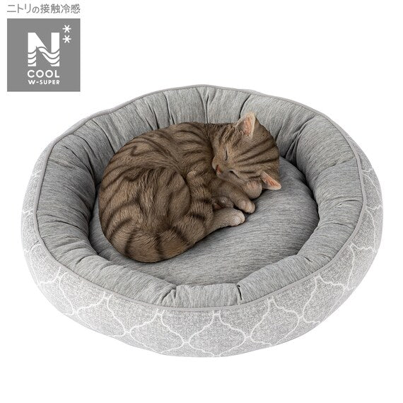 PET BED N-COOL WSP ROUND M S233