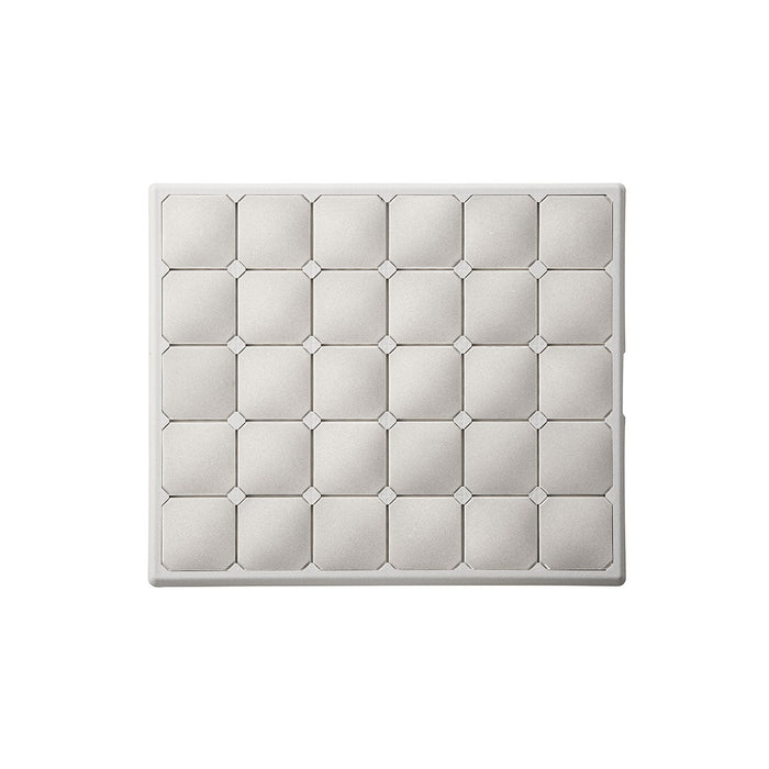 SUPER ABSORBENT CERAMICS TILE BATH MAT 34X40 GY