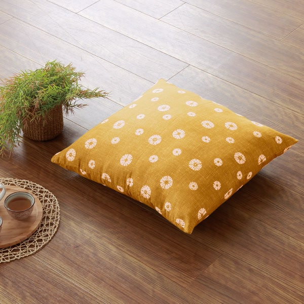 FLOOR CUSHIONCOVER SHIBORI2YE