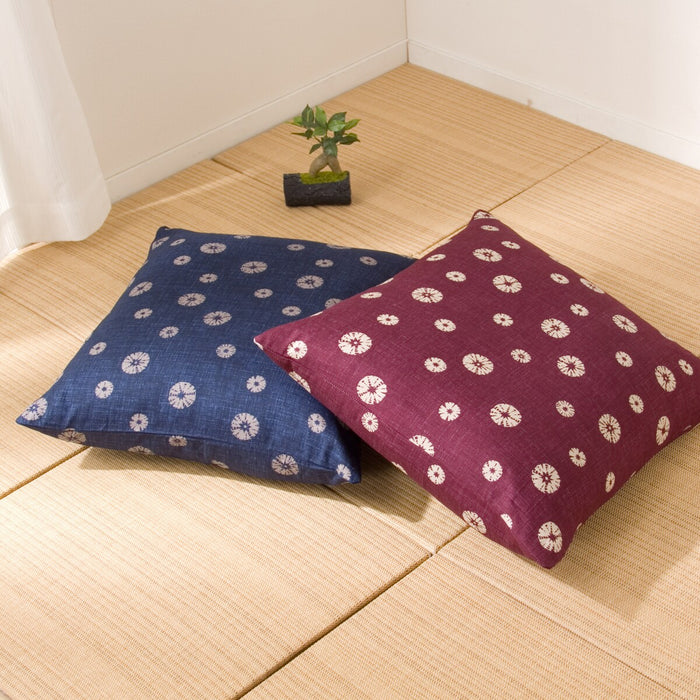 FLOOR CUSHIONCOVER SHIBORI2NV