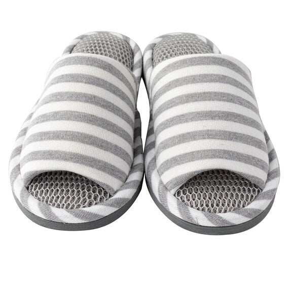 SLIPPERS MESH BORDER MB2301 GY L