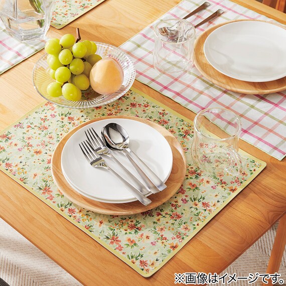 PVC CUSHION LUNCHEON MAT FLORETS JQ01