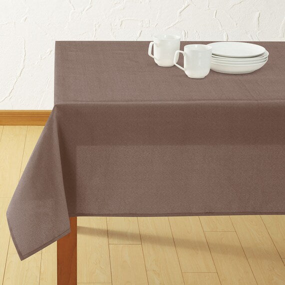 TABLECLOTH SOLID BR 130X170 QA03