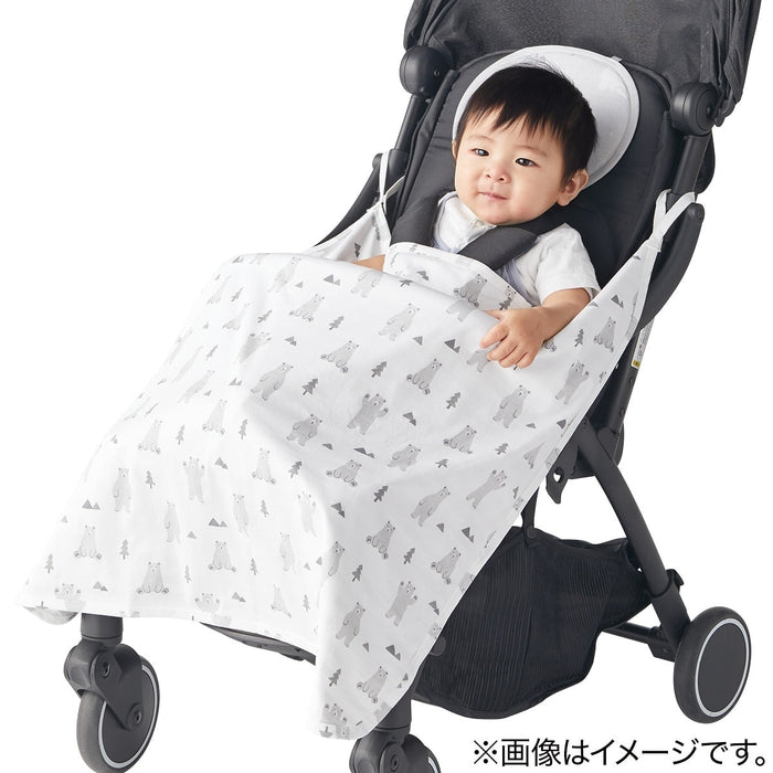 NCOOL SP STROLLER SHEET POLARBEAR N-S