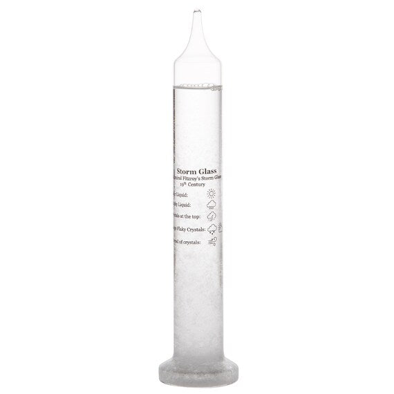 TABLE TOP DECOR STORM GLASS W5D5H24