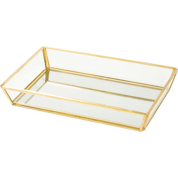 ACCESSORY TRAY GOLD FRAME LAITON W22D14H3.5