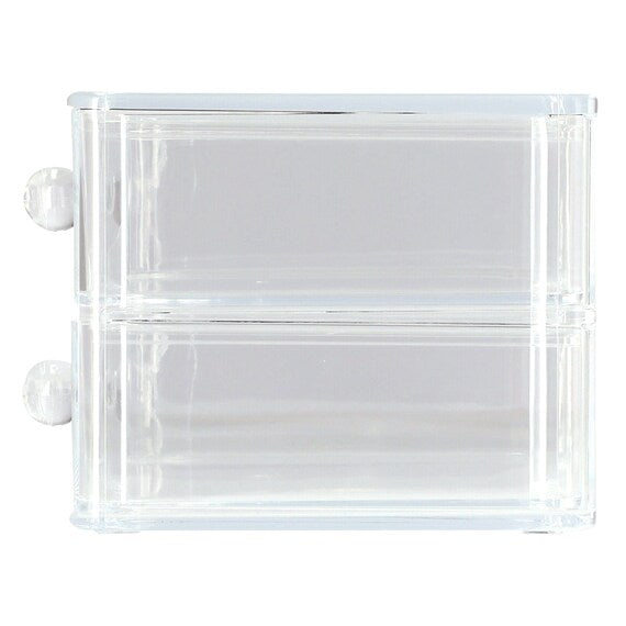 ACRYLIC COSMETIC CASE W/DRAWER LUCENT S W18D20H15