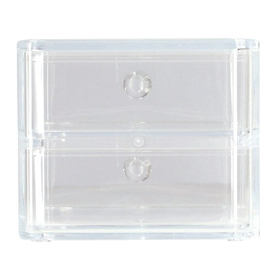 ACRYLIC COSMETIC CASE W/DRAWER LUCENT S W18D20H15