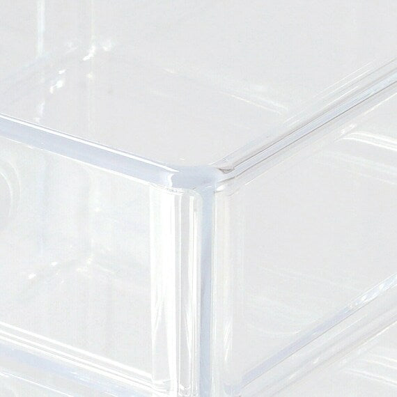 ACRYLIC COSMETIC CASE W/DRAWER LUCENT S W18D20H15